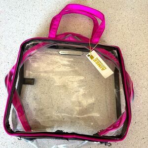 Aimee Kestenberg Cosmetic Bag with Bold Trim